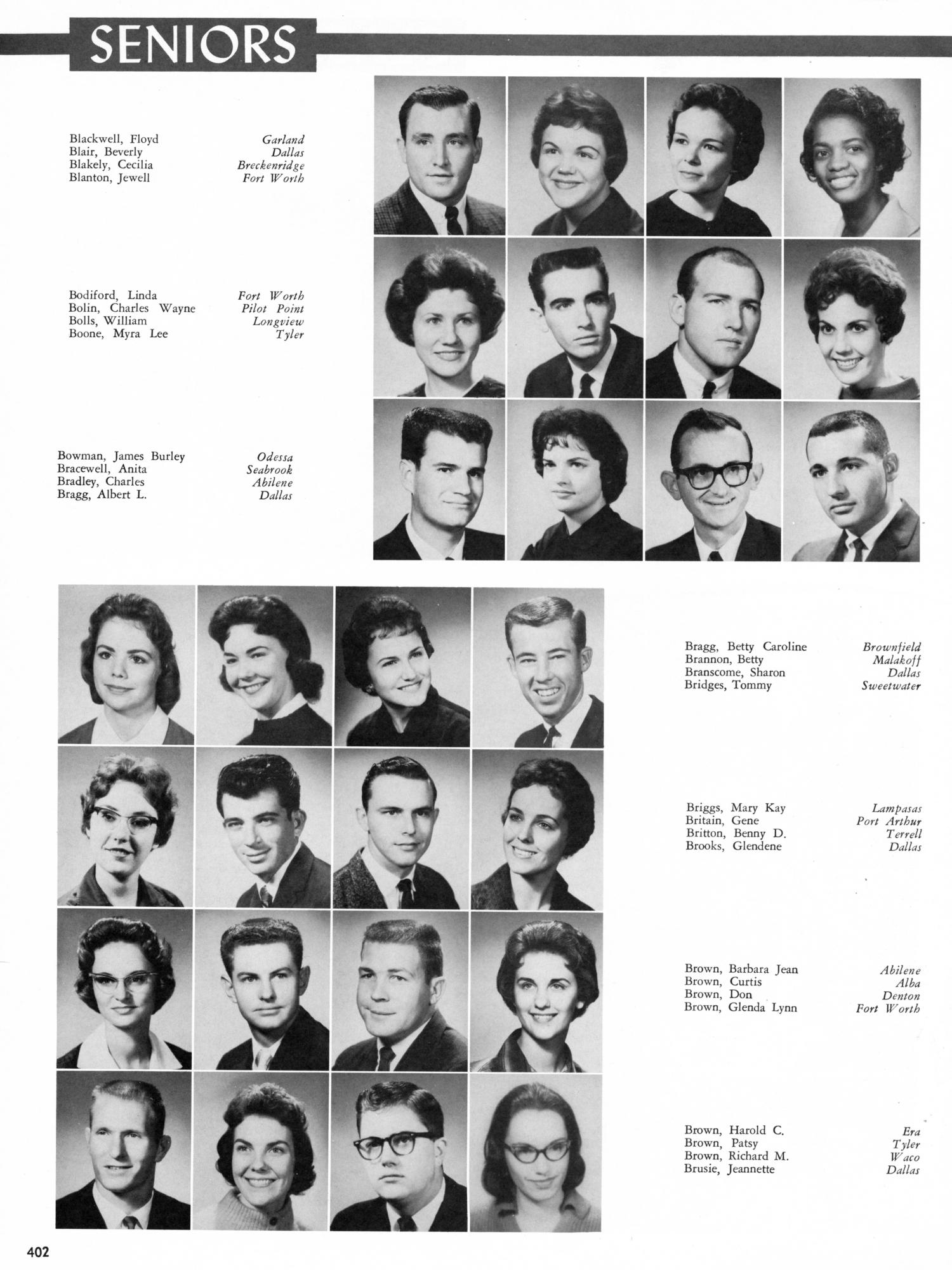 The Yucca, Yearbook of North Texas State College, 1961 - Page 402 - UNT  Digital Library