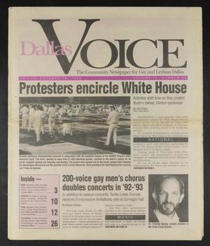 Dallas Voice (Dallas, Tex.), Vol. 9, No. 25, Ed. 1 Friday, October 16, 1992