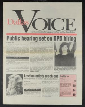 Dallas Voice (Dallas, Tex.), Vol. 8, No. 38, Ed. 1 Friday, January 10, 1992