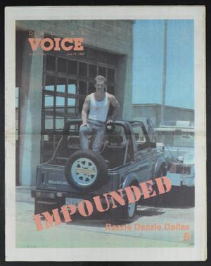 Dallas Voice (Dallas, Tex.), Vol. 4, No. 7, Ed. 1 Friday, June 19, 1987