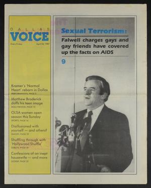 Dallas Voice (Dallas, Tex.), Vol. 3, No. 51, Ed. 1 Friday, April 24, 1987
