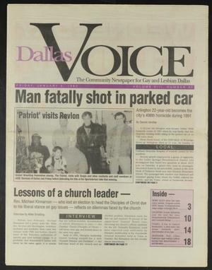 Dallas Voice (Dallas, Tex.), Vol. 8, No. 37, Ed. 1 Friday, January 3, 1992