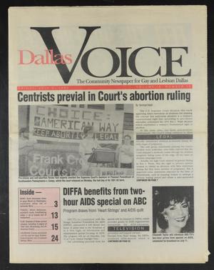 Dallas Voice (Dallas, Tex.), Vol. 9, No. 10, Ed. 1 Friday, July 3, 1992