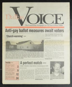 Dallas Voice (Dallas, Tex.), Vol. 9, No. 26, Ed. 1 Friday, October 23, 1992