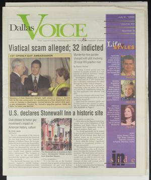 Dallas Voice (Dallas, Tex.), Vol. 16, No. 9, Ed. 1 Friday, July 2, 1999