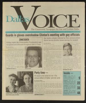 Dallas Voice (Dallas, Tex.), Vol. 12, No. 7, Ed. 1 Friday, June 16, 1995