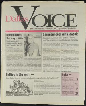 Dallas Voice (Dallas, Tex.), Vol. 11, No. 5, Ed. 1 Friday, June 3, 1994