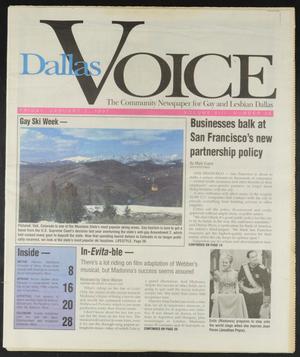 Dallas Voice (Dallas, Tex.), Vol. 13, No. 36, Ed. 1 Friday, January 3, 1997