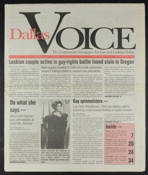 Dallas Voice (Dallas, Tex.), Vol. 12, No. 33, Ed. 1 Friday, December 15, 1995