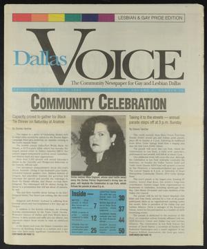 Dallas Voice (Dallas, Tex.), Vol. 10, No. 19, Ed. 1 Friday, September 17, 1993