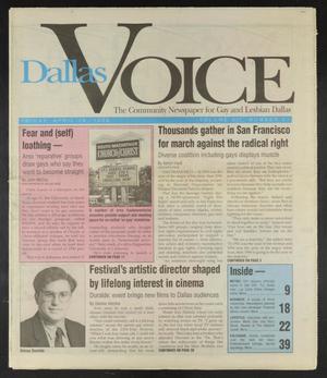 Dallas Voice (Dallas, Tex.), Vol. 12, No. 51, Ed. 1 Friday, April 19, 1996