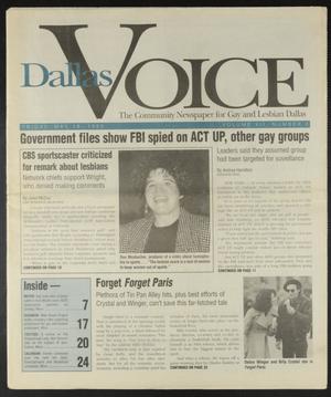 Dallas Voice (Dallas, Tex.), Vol. 12, No. 3, Ed. 1 Friday, May 19, 1995