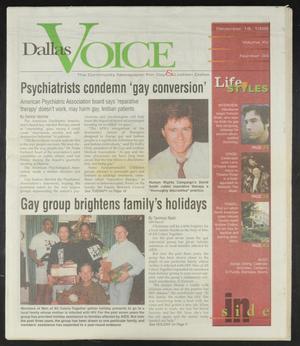 Dallas Voice (Dallas, Tex.), Vol. 15, No. 34, Ed. 1 Friday, December 18, 1998