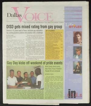 Dallas Voice (Dallas, Tex.), Vol. 15, No. 20, Ed. 1 Friday, September 11, 1998