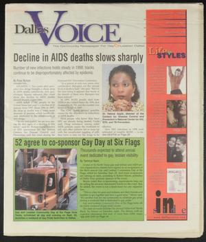 Primary view of object titled 'Dallas Voice (Dallas, Tex.), Vol. 16, No. 18, Ed. 1 Friday, September 3, 1999'.