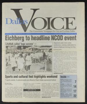 Dallas Voice (Dallas, Tex.), Vol. 10, No. 22, Ed. 1 Friday, October 8, 1993