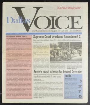 Dallas Voice (Dallas, Tex.), Vol. 13, No. 4, Ed. 1 Friday, May 24, 1996