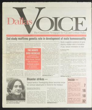 Dallas Voice (Dallas, Tex.), Vol. 12, No. 27, Ed. 1 Friday, November 3, 1995