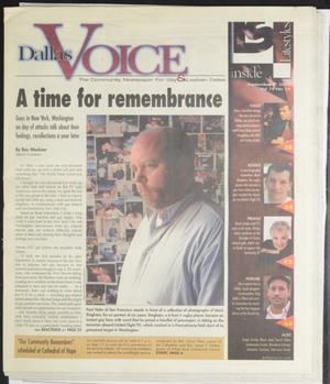 Dallas Voice (Dallas, Tex.), Vol. 19, No. 19, Ed. 1 Friday, September 6, 2002