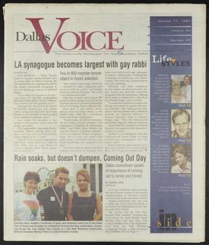 Dallas Voice (Dallas, Tex.), Vol. 14, No. 25, Ed. 1 Friday, October 17, 1997
