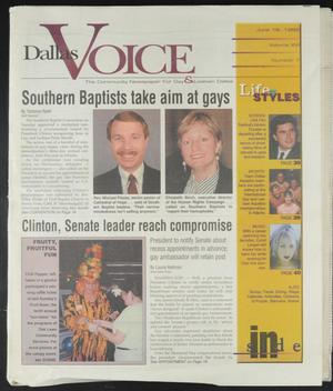 Dallas Voice (Dallas, Tex.), Vol. 16, No. 7, Ed. 1 Friday, June 18, 1999