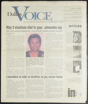 Dallas Voice (Dallas, Tex.), Vol. 13, No. 49, Ed. 1 Friday, April 4, 1997