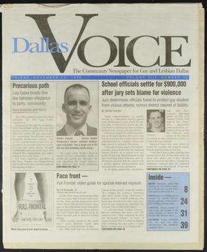 Dallas Voice (Dallas, Tex.), Vol. 13, No. 30, Ed. 1 Friday, November 22, 1996