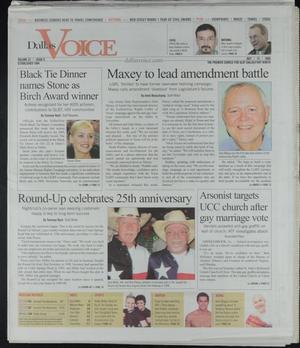 Dallas Voice (Dallas, Tex.), Vol. 22, No. 8, Ed. 1 Friday, July 15, 2005