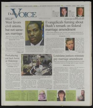 Dallas Voice (Dallas, Tex.), Vol. 21, No. 37, Ed. 1 Friday, January 21, 2005